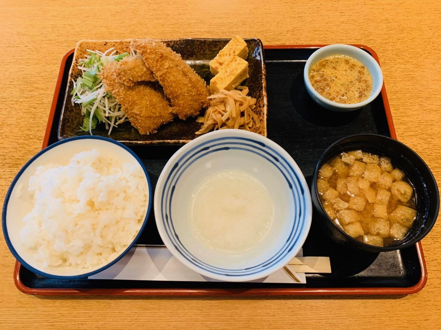 アジフライ定食